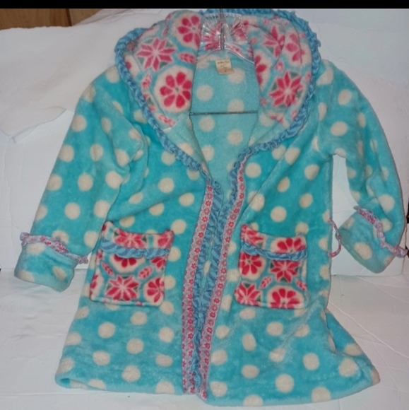 Matilda Jane Other - Matilda Jane Robe Blue pink floral Fleece Pockets#FREE WITH BUNDLE
